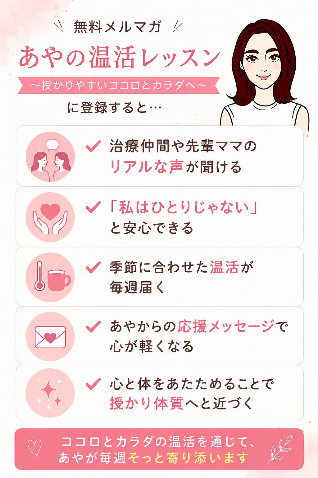 あやからのメッセージ